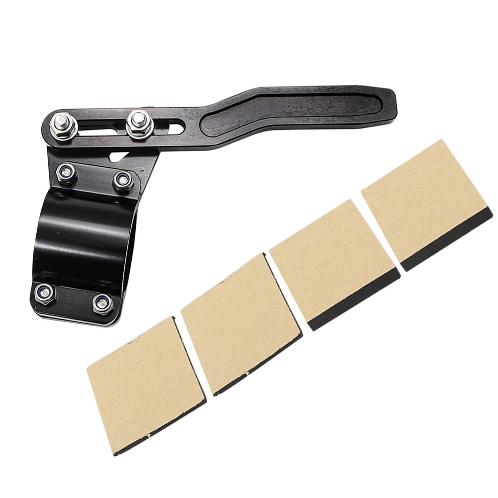 Blinkerhebel Verlängerung, MoreChioce 18mm-28mm Einsteller Lenkstange Aluminiumlegierung Auto Blinkerhebelverlängerung Lenkrad Drehstange Position Up Kit Blinkerhebel Positionierungs Kit,Schwarz