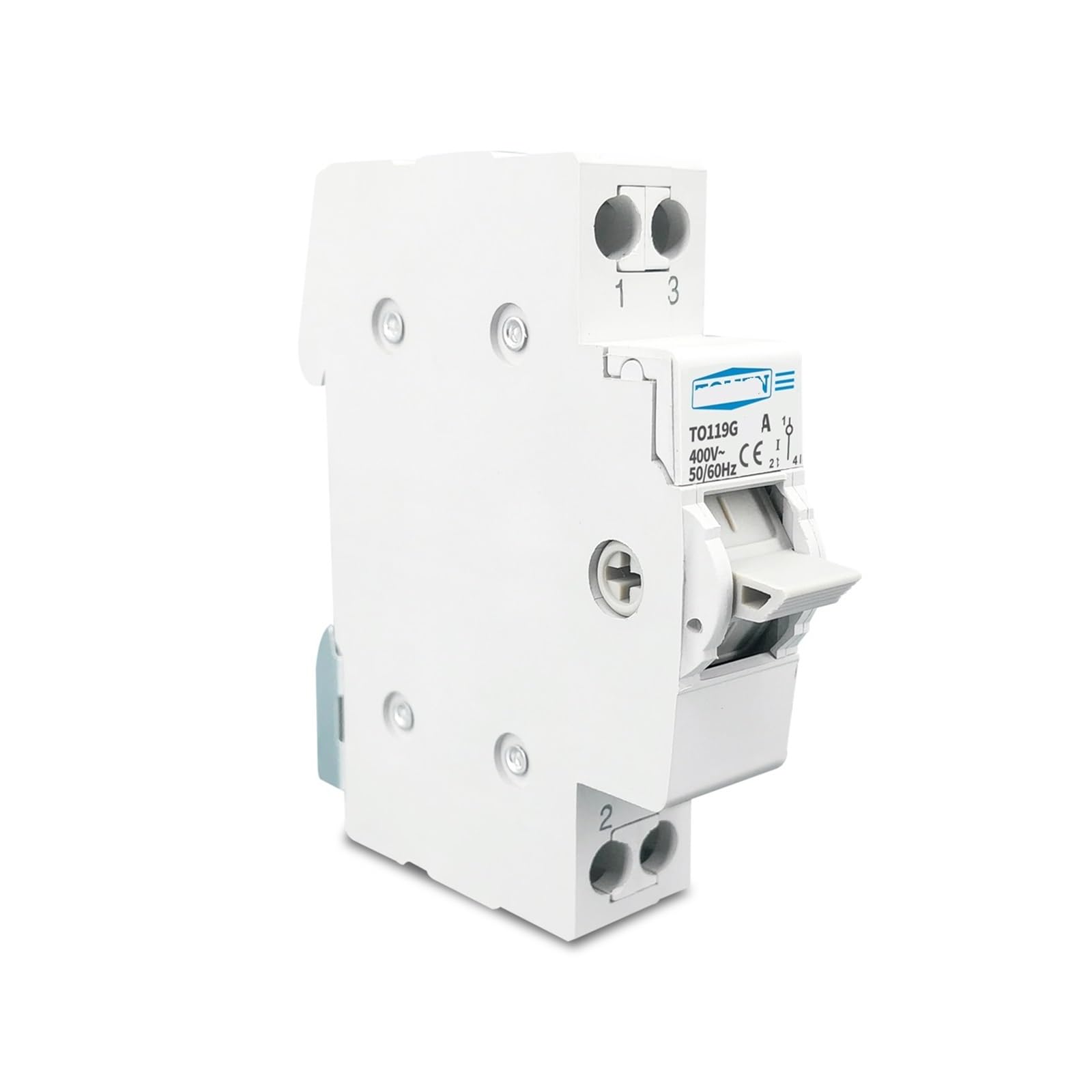 Interrupteur d'isolation transfert manuel inverseur source disjoncteur verrouillage 2P 63A - 2