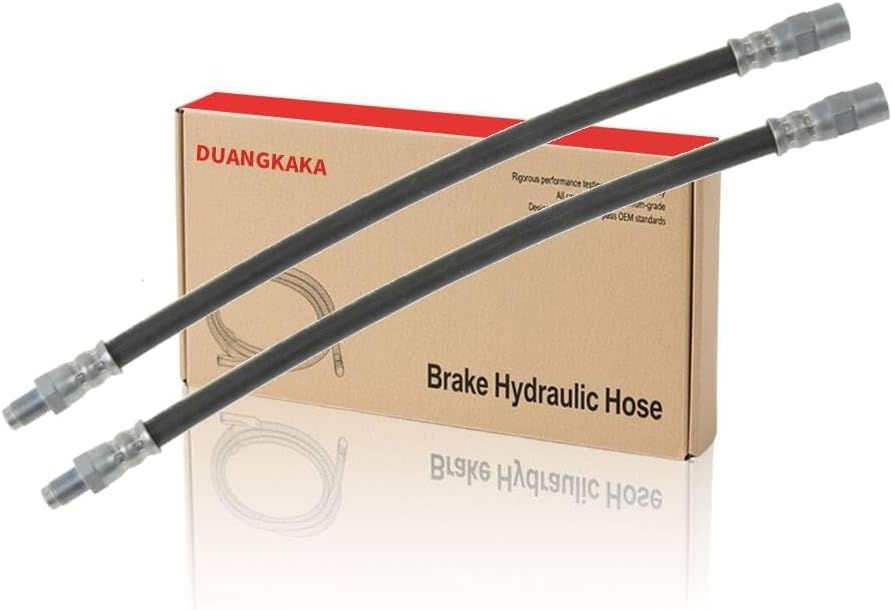 Brake Hydraulic Hose Rear fits Mercedes-Benz 280 1975 1976 Replacement 107101, 1234280135, 1264280335, 0004283535, 101336 2 x