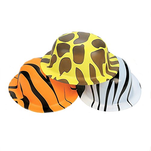 Animal Print Derby Hats