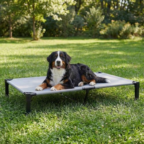Niubya Lit pour Chien Surélevé Outdoor Lit pour Chien pour Grands Chiens Chats, lit pour Chien...