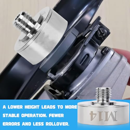 Adaptador X-LOCK a rosca M14: adaptador X-Lock de 45 mm con contratuerca, adaptador X-Lock M14 para amoladoras angulares, brocas de diamante, cuchillas de corte para amoladoras angulares - imagen 5