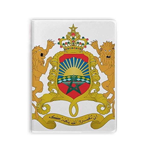 Journal Maroc emblème national avec couverture souple et finitions soignées pour l'écriture