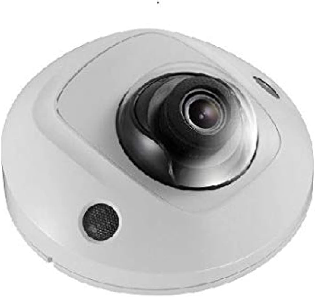 6MP PoE Security IP Camera - Built in Microphone Compact Dome Indoor and Outdoor 2.8mm Lens SD Card Slot Audio Alarm in and Out Compatible with Hikvision DS-2CD2563G2-IS