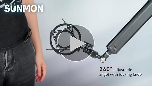 Amazon.com: SUNMON AT2020 Shock Mount with Windscreen, Shock Mount