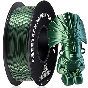 Geeetech Silk PLA 3D Printer Filament 1.75mm, Dark Green