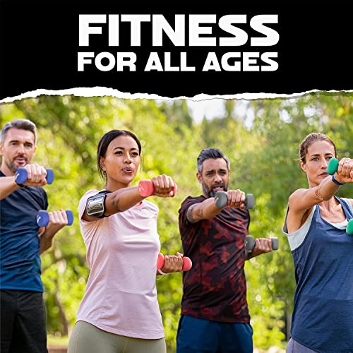 Image of Yes4All Neoprene Coated Dumbbell Hand Weight Sets of 2 - Multiple Weight Options with 15 Colors, Anti-roll, Anti-Slip, Hexagon Shape