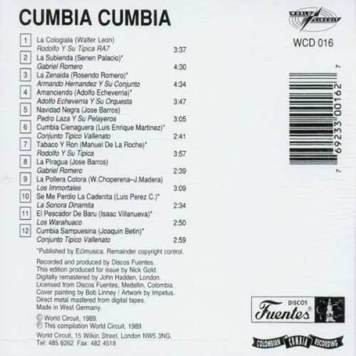 Miniatura 2 de Cumbia Cumbia 1 Colombian Cumbia Recordings