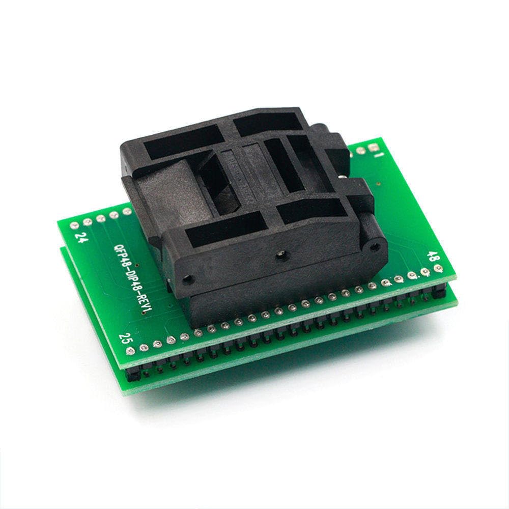 QFP48 to DIP48 IC Test Socket 0.5mm Picth /LQFP48 to DIP48 Programming Adapter / TQFP48 to DIP48Adapter