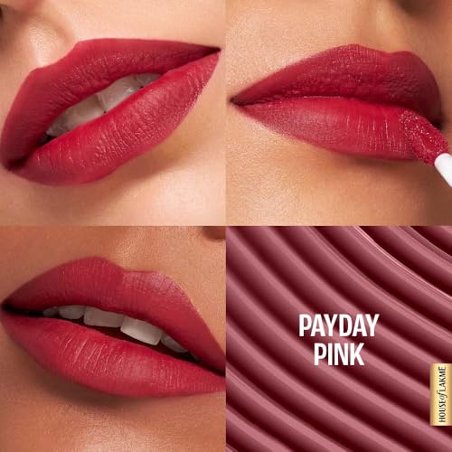 Image of LAKME 9to5 Hya Matte Lip Liquid + Hyaluronic Acid Payday Pink 5.3ml (Pack of 2)