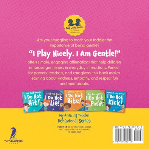 I Play Nicely. I Am Gentle!: An Affirmation-Themed Book For Toddlers About Being Gentle (Ages 2-4) (My Amazing Toddler Behavioral Series) - Image 2