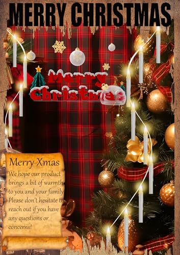 Image of 21 FT String Lights Flameless Candles