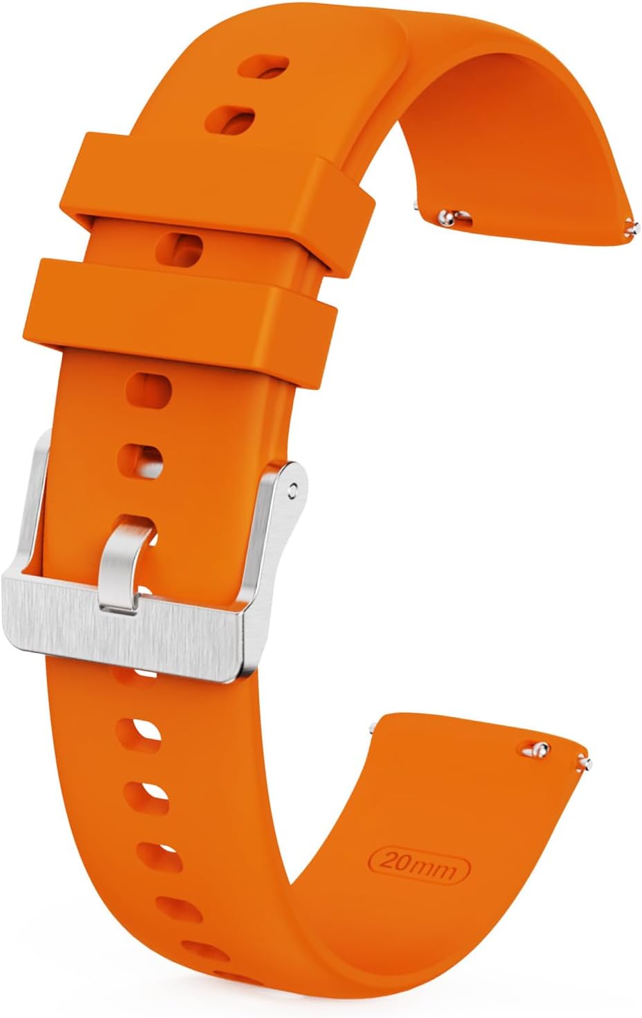 NBONAL Silicone Watch Band with Quick Release for Women Men Soft thin Strap for Replacement