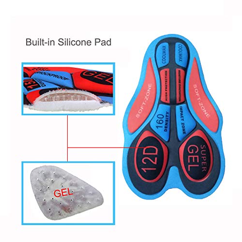 Culotte Ciclismo Hombre Pantalones Cortos de Ciclismo 5d 20d Pantalones Cortos de montaña for Hombres Pantalones Cortos for Bicicletas Acolchadas for Bicicletas Culotte Ciclismo Mujer