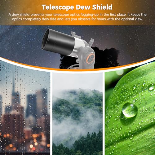 Astromania escudo de rocío flexible para telescopios y tubos ópticos 7