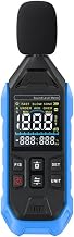 XFKSHCJU Medidor de ruido digital de alta sensibilidad FDM01 conmutación de modo dual, tubo guía de sonido de 6 cm, pantalla a color VA, carcasa ABS (azul)