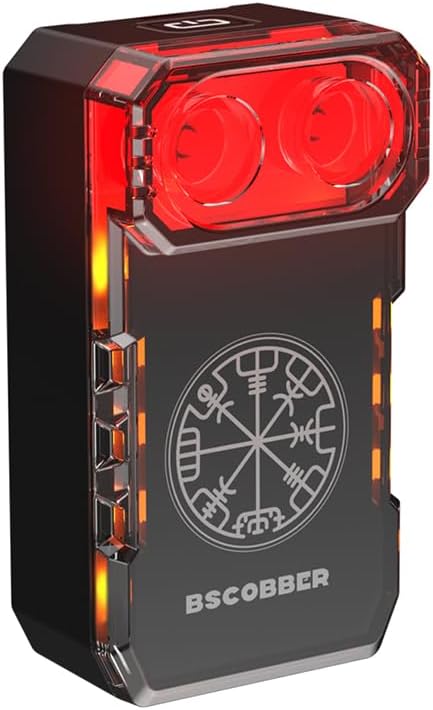Smart Bike Radar Tail Light, 140M Rear Alert System with Smart Brake & Approach Alert, 25H Runtime Waterproof Cycling Tail Light