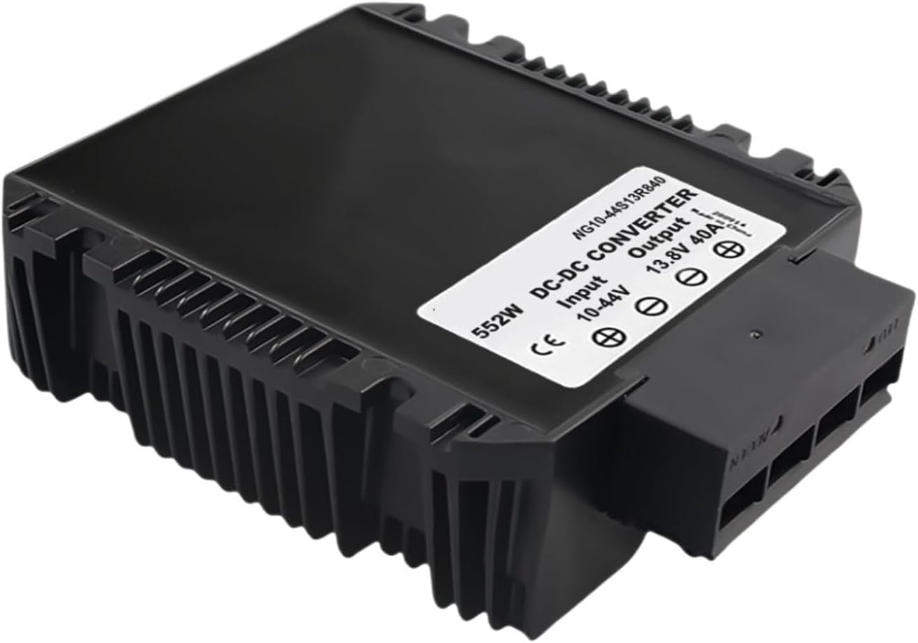 10-44V 12V 24V 36V to 13.8V 40A 55A DC Converter Step-up Step-Down Voltage Regulator for Cars Boats(13.8V 55A)