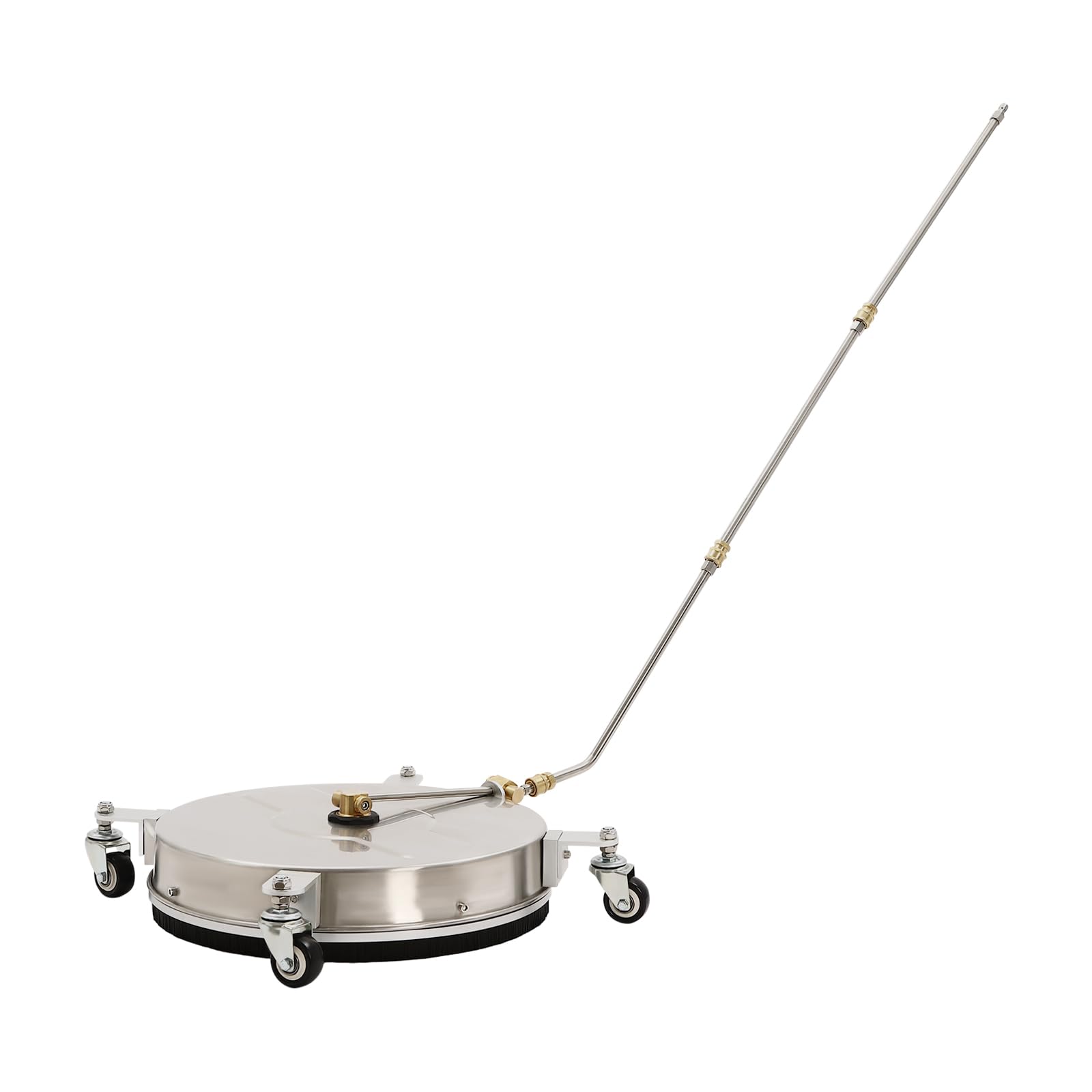 Limpiador profesional de superficies para limpiadoras a presión 4000 PSI 16 pulgadas móvil adoquines limpieza máquina de acero inoxidable limpiador de alta presión accesorios con varilla de extensión