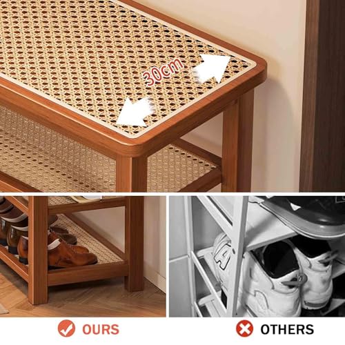 Banc à chaussures gain de place et durable avec assise confortable - 5