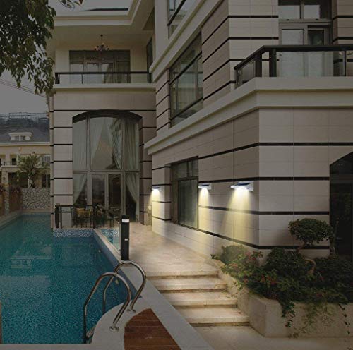 Ithird Solar Motion Sensor Light Outdoor, Led Solar Powered Outdoor Lights Solar Security Lights Stainless Steel For Yard Patio Garage Waterproof Motion Detector Flood Light Super Bright(Warm White) #TOP7