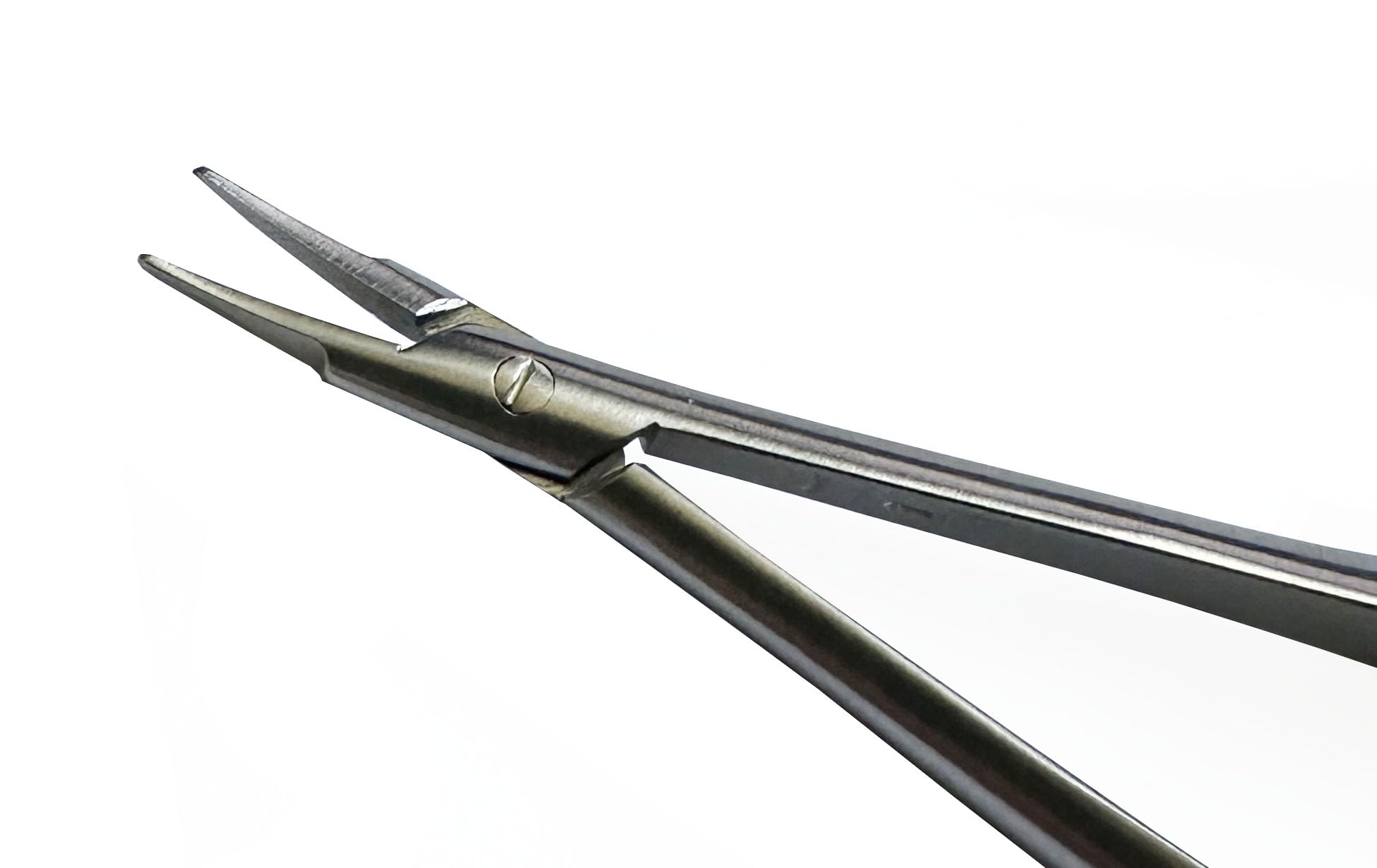 Barraquer Needle Holder, Curved w/Out Lock