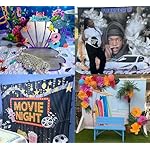CORFOTO Custom 7x5ft Backdrop Polyester Fabric Personalized Photo Customized Backdrops with Picture Customize Banner for Text Logo Picture Custom Photo Booth Birthday Party Decorations - Image 4