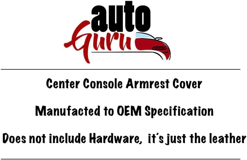 Carbon Fiber Console Armrest Cover Black Compatible with Infiniti G37 10-14