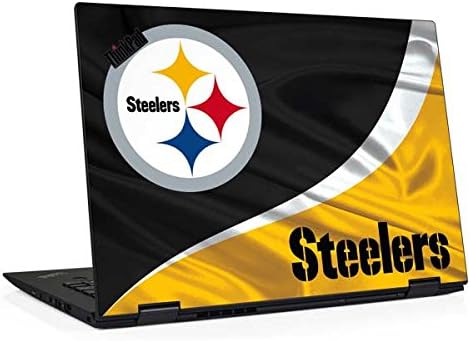 Skinit Decal Laptop Skin Compatible with Thinkpad X1 Yoga (3rd Gen 2018) - Officially Licensed NFL Pittsburgh Steelers Design