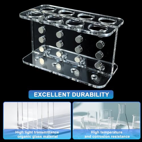 Image of 8 Wells 50ml pcr Tube Magnetic Bead Separator Magnetic Separation Rack for PCR sequencing