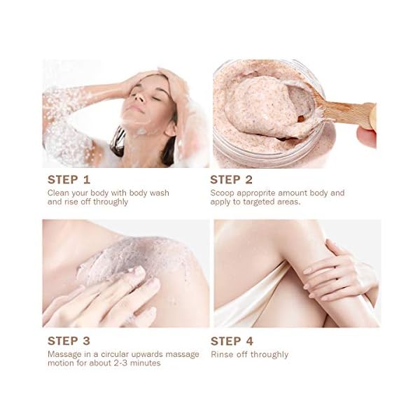 Ultra-Exfoliating-Cleanse-Body-Scrub-Gift-Set-3-Pack-Natural-Dead-Sea-Salt-Body-Scrub-Body-Scrub-Set-with-Free-Bonus-Wooden-Spoon Ultra Exfoliating & Cleanse Body Scrub Gift Set, 3 Pack Natural Dead Sea Salt Body Scrub, Body Scrub Set with Free Bonus Wooden Spoon