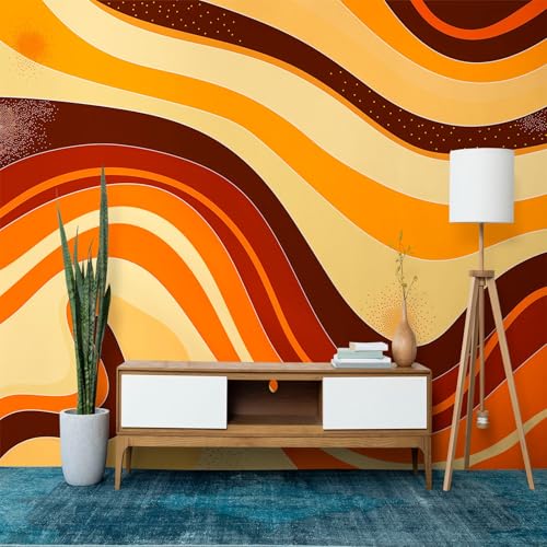 Papier peint mural 3D marbre non tissé pour masquer défauts mur