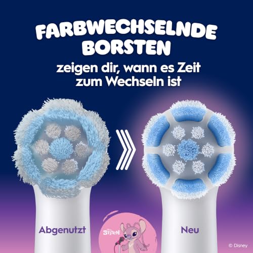 Oral-B iO Aufsteckbürsten Kids 6+ Disney Angel, Weiß, 4 Stück – Ansicht 7