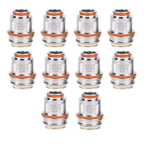 Qlhbro 10Pcs Z Series Replacement Mesh Coil Z1 Ka1 0.4Ohm For Coils