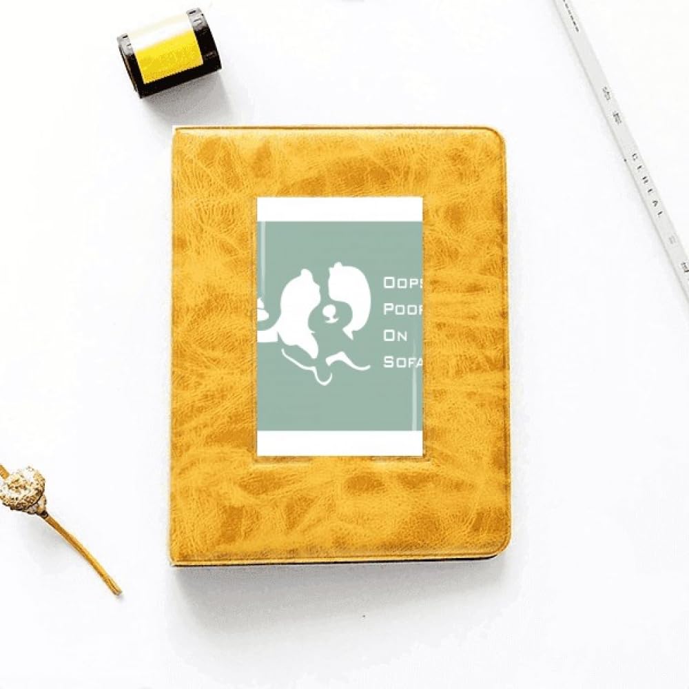 no/no Playful Shephered Dog Poop Sofa Photo Album Family Wedding Picture 4x6