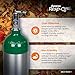 Dynarex Resp-O2 M24 Oxygen E-Cylinder with CGA 870 Toggle Valve - 4.6L Standard Size Oxygen Cylinder - Lightweight Aluminum Portable Tank with 680L Oxygen Capacity