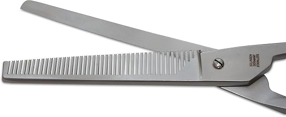 Mars Professional Stainless Steel Grooming Shears, 46 Tooth Blender, Thinning Scissors
