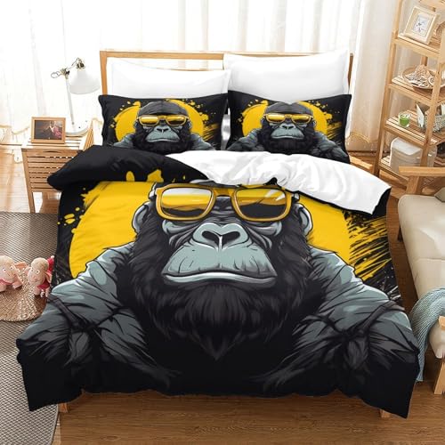 Housse de couette construction 200x200 pour chambre enfant dynamique - 3