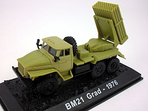 Modelo Diecast Camión Lanzacohetes BM-21 Grad 1:72