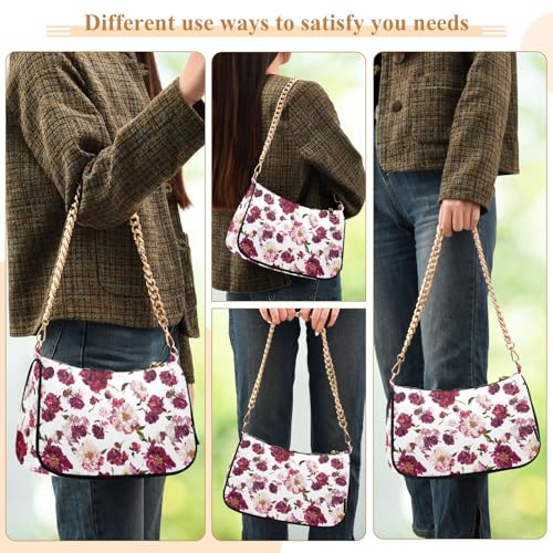 Sac à bandoulière blanc d'automne à chaîne idéal pour vos sorties citadines - 5