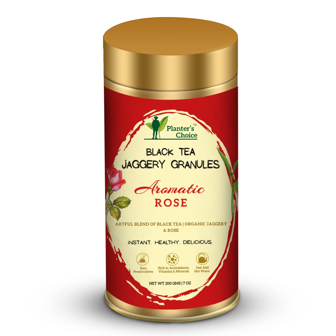 See full amazon price history chart for Planters Choice 200 Gms Instant & Aromatic Rose Tea - Black Tea infused with Organic Jaggery Granules & Rose - Healthy and Delicious.Just Add Hot Water for a Ready Cup! Zero Preservatives & 100% Natural Ingredients Planters Choice 200 Gms Instant & Aromatic Rose Tea - Black Tea infused with Organic Jaggery Granules & Rose - Healthy and Delicious.Just Add Hot Water for a Ready Cup! Zero Preservatives & 100% Natural Ingredients (B08KF5TGB1) Amazon Price History, Amazon Price Tracker