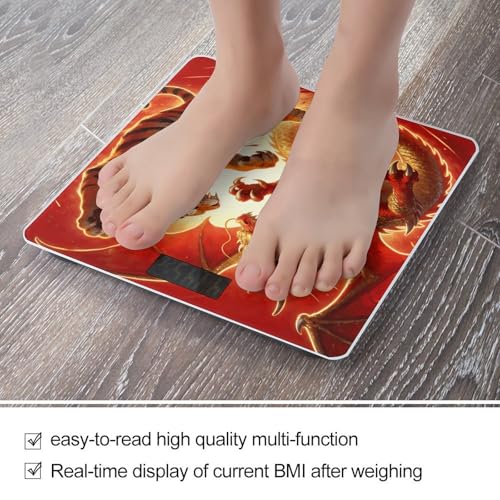 Báscula digital de baño con plataforma de vidrio templado miniatura 5