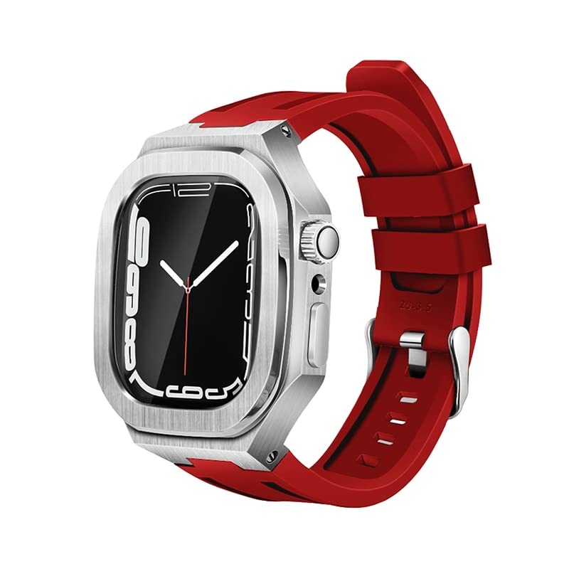 Kit modification Apple Watch 44mm armature métallique pour iWatch Series 7 6 5