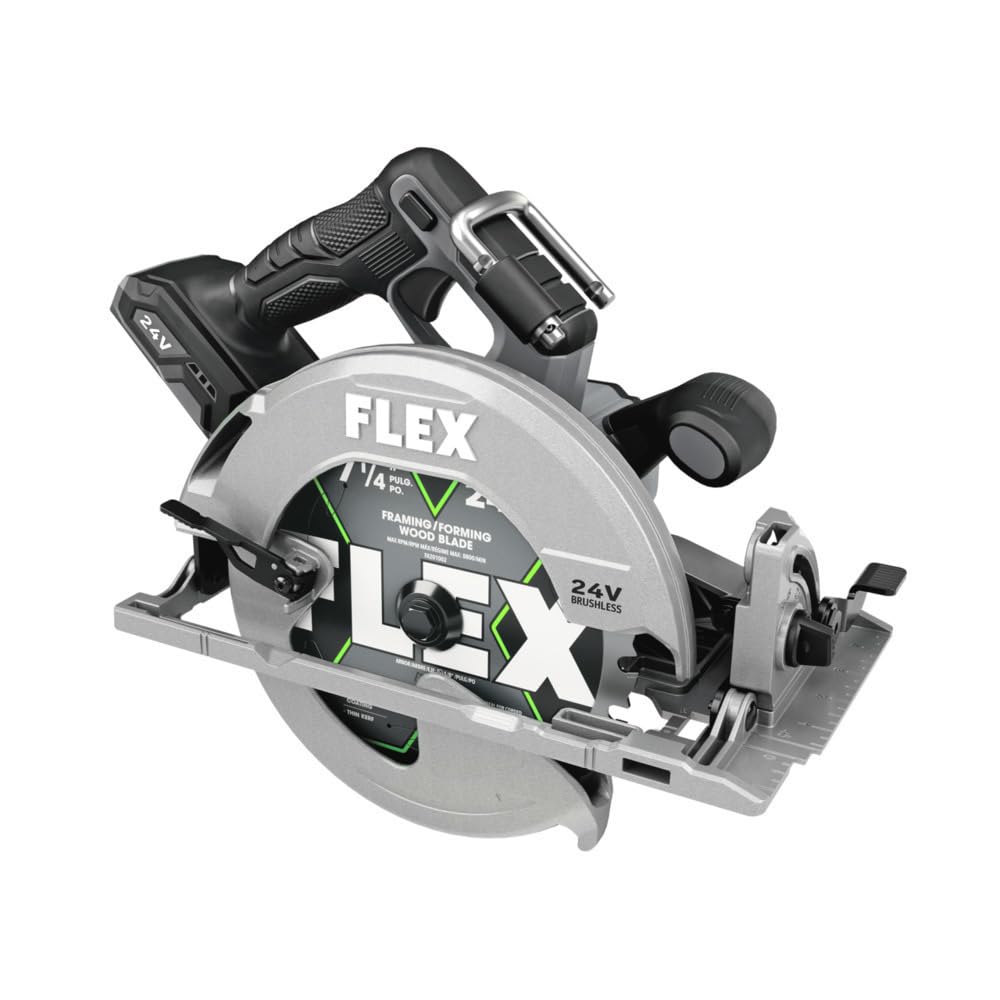 FLEX 24V Brushless Cordless 7-1/4-Inch Circular Saw Tool Only, Battery and Charger Not Included - FX2141-Z