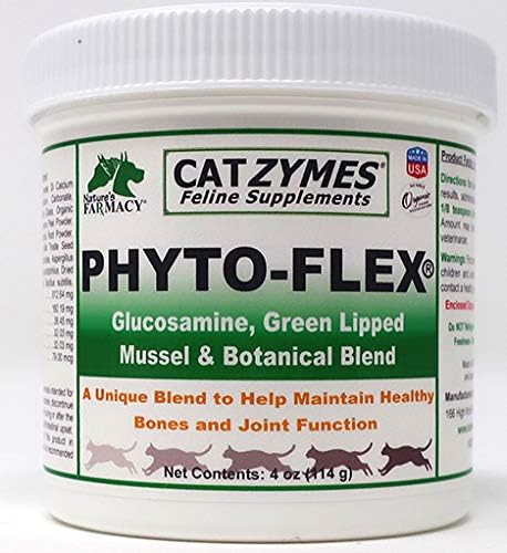 CATZYMES Glucosamina Phyto-Flex, condroitina, MSM y ácido hialurónico (4 onzas)