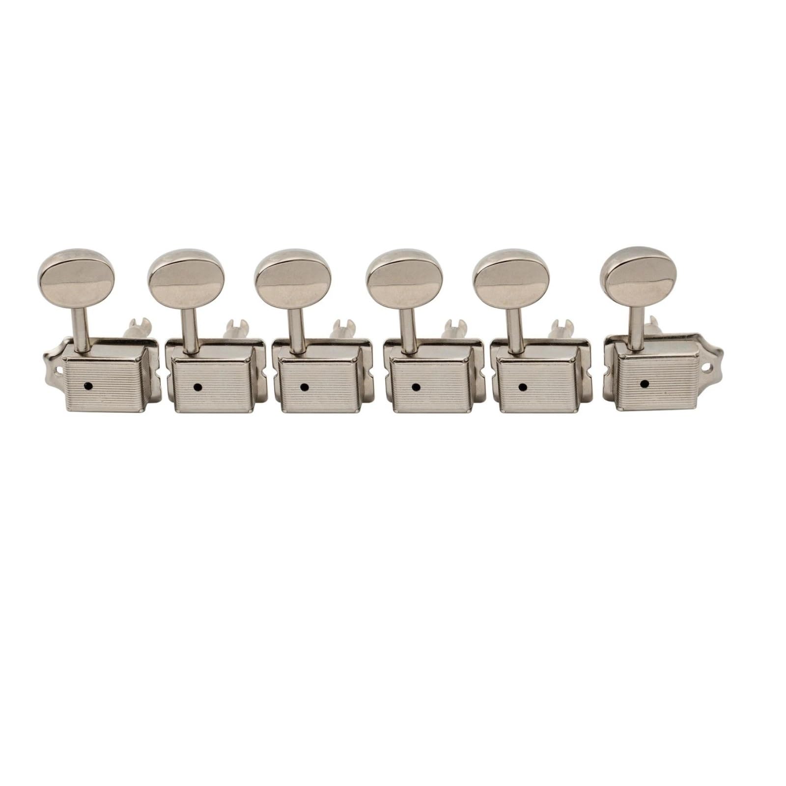 Set Accordatore Per Chitarra Professionale Retrò A 6 Corde Per ST/Tele E Altri Modelli Meccaniche Autobloccanti(Nickel)