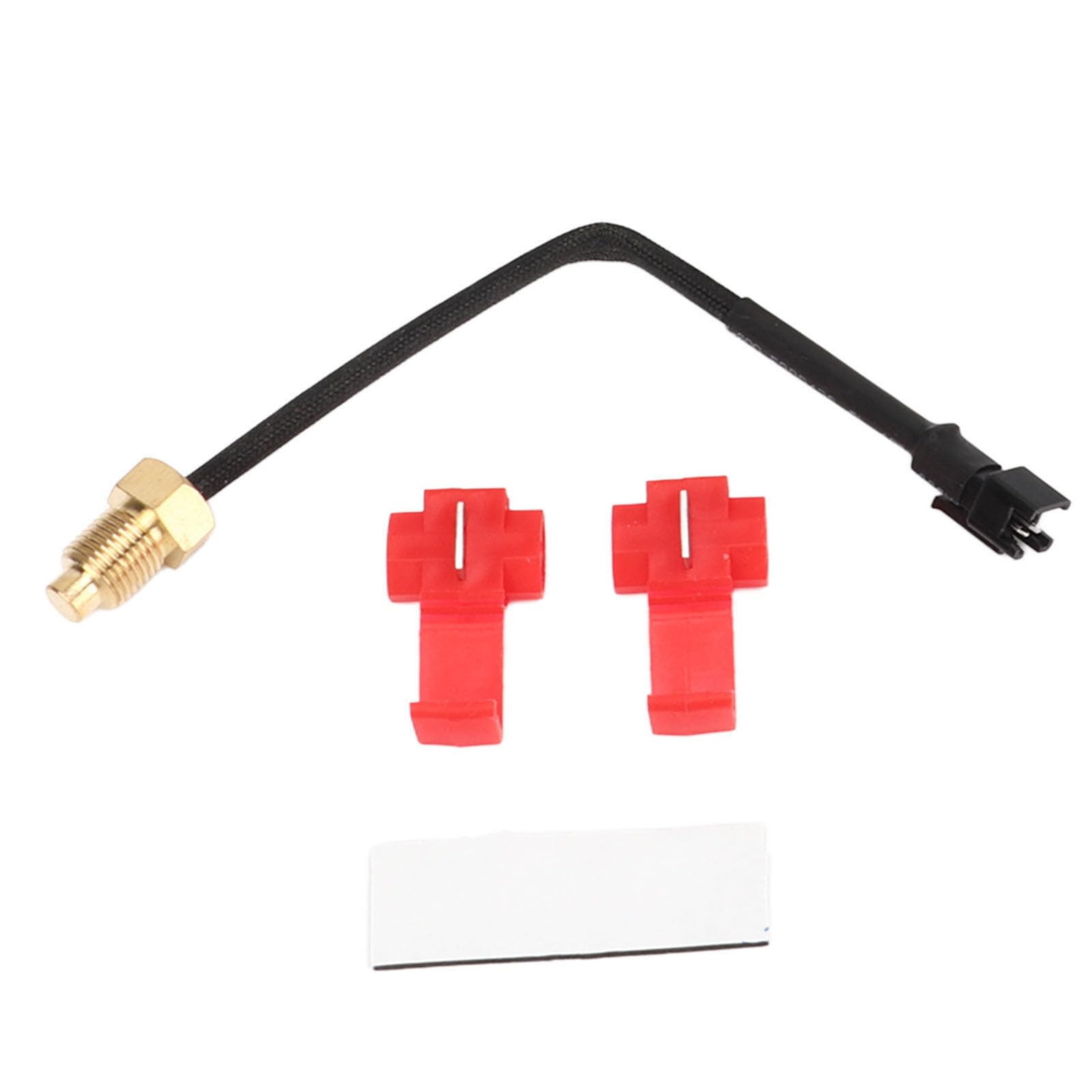 Misurazione della Temperatura dell'ACQUA Motociclistica, Termometro Digitale Moto Facile Installazione ABS LCD METTER TEMPORO ACQUA PER MOTORE (16 mm)