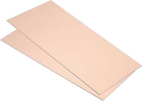 PATIKIL FR4 Double Side Copper Clad, 2 Pack 200 x 100 x 1.2mm PCB Laminate Circuit Board