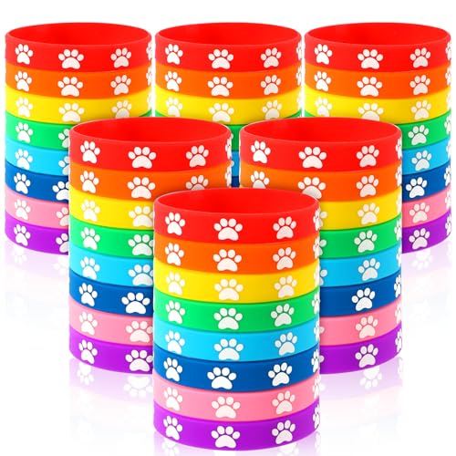 Bracelets en silicone pattes de chien JUNEBRUSHS pour éviter le manque de cadeaux de fête