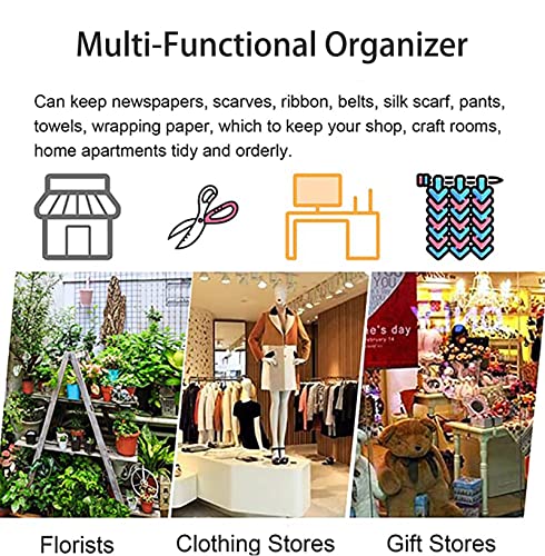 Présentoir de fil à broder en métal au design épuré pour atelier - 3